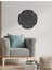 - Brain Circle Metal Duvar Tablosu - Ev Duvar Dekorasyonu - 60 X 60 - Cm -Siyah - Deco-069 3