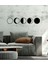 - Ay'ın Evreleri Metal Duvar Tablosu - Ev Duvar Dekorasyonu - 40 X 200 - Cm -Siyah - Deco-175 3