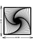 - Twisted Lines Metal Duvar Tablosu - Ev Duvar Dekorasyonu - 45 X 45 - Cm -Siyah - Deco-107 5