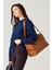 Lydney Kadın V Detaylı Sıfır Yaka Sweatshirt Lacivert 2