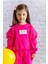Kız Çocuk Kol Detaylı Sweatshirt - Fusya 2