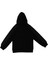 Kız Çocuk Reglan Kollu Baskı Detaylı Kapitoneli Sweatshirt - Siyah 4