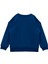Kız Çocuk Nakış Detaylı Sweatshirt - Sax 2