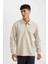 Regular Fit Polo Yaka Yarım Fermuarlı Basic Düz Sweatshirt D2279AX24AU 4