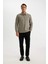 Regular Fit Polo Yaka Yarım Fermuarlı Basic Düz Sweatshirt D2279AX24AU 2