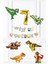 Dinazor Tema Doğum Günü Balon Zinciri Seti Yaş Doğum Günü 6lı Dinozor Balon Banner Seti 1