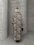 Leopar Desenli Yandan Yırtmaçlı Oversize Elbise Kahve 9262-E 5