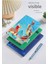 Seyahat Delikli Kart Defter Uv Yumuşak Deri Not Defteri Cep (Yurt Dışından) 2