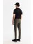 Erkek Haki Kırışmaz Hızlı Kuruyan Beli Lastikli Ekstra Esnek Teknik Kumaş Slim Fit Pantolon A42Y3065 6