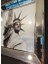 Cam Ahşap Çerçeveli Özgürlük Heykeli New York Resim Tablo 40X40 4
