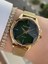 Kadranı Yeşil Kadın Kol Saati ve Bileklik 1