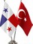 Panama ve Türkiye Ikili Masa Bayrağı Seti 1