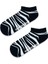 Patik Zebra Desenli Renkli Spor Çorap 1