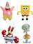 Toys Spongebob Squarepants 4'lü Set Paket 6 Santimetre Fıgurler 3