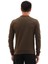 Erkek Haki Renk Mare Jaker Kumaş Bisiklet Yaka Uzun Kol Gögüste Şerit Nakış Sweatshirt - 7657 2