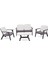 Silva Bahçe Kanepe Takımı, Antresit , 2+1 Oturma Gurubu, Lounge Set Silva, 1