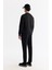 Erkek Siyah Bisiklet Yaka Baskılı Elastan Regular Fit Sweatshirt A42Y1335 4