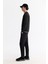 Erkek Siyah Bisiklet Yaka Baskılı Elastan Regular Fit Sweatshirt A42Y1335 3