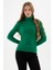 Slim Fit Balıkçı Yaka Fitilli Triko Kazak Bayan Kazak 24K0288K1 1