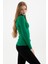 Slim Fit Balıkçı Yaka Fitilli Triko Kazak Bayan Kazak 24K0288K1 3