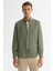 Erkek Haki Düğmeli Yaka Pamuklu Soft Touch Regular Fit Gömlek B002036 3
