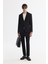 Erkek Siyah Mono Yaka Bi-Stretch Blazer Comfort Slim Fit Ceket A42Y4011 3