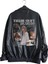 Oversize Ttpd Baskılı Streetwear Siyah Astarlı Deri Ceket, Taylor Swift Baskılı Deri Ceket 2