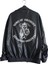 Oversize Sons Of Anarchy Baskılı Streetwear Siyah Astarlı Deri Ceket, Soa Baskılı Deri Ceket 2
