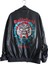 Oversize Motörhead Baskılı Streetwear Siyah Astarlı Deri Ceket, Rock Band Baskılı Deri Ceket 2
