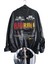 Oversize Redbull Team Baskılı Streetwear Siyah Astarlı Deri Ceket, Formula 1 Baskılı Deri Ceket 1