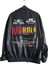 Oversize Redbull Team Baskılı Streetwear Siyah Astarlı Deri Ceket, Formula 1 Baskılı Deri Ceket 2