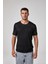 Erkek Kısa Kollu Biyeli Sıfır Yaka T-Shirt 1