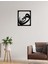 -Vav Harfi Islami Metal Tablo - Islami Ev Dekorasyonu - Dini Duvar Tabloları - 60 X 55 - Cm - Sıyah-Islm-074 1