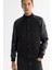 Erkek Siyah Bomber Yaka Süet Dokulu Comfort Fit Mont A42Y6028 3