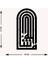 -Maşallah Islami Metal Tablo - Islami Ev Dekorasyonu - Dini Duvar Tabloları - 60 X 30 - Cm - Sıyah-Islm-165 5