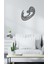 -Vav Harfi Islami Metal Tablo - Islami Ev Dekorasyonu - Dini Duvar Tabloları - 60 X 60 - Cm - Sıyah-Islm-142 4