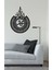 -Allah Ve Muhammed Islami Metal Tablo - Islami Ev Dekorasyonu - Dini Duvar Tabloları - 60 X 80 - Cm - Sıyah-Islm-016 2