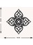 -Vav Harfi Islami Metal Tablo - Islami Ev Dekorasyonu - Dini Duvar Tabloları - 50 X 50 - Cm - Sıyah-Islm-178 5