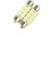 Dekoratif sofit led ampul 36mm beyaz / LAAM693 1