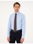 Erkek Mavi Slim Fit Uzun Kollu Basic Gömlek 50292552-VR036 3
