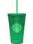Starbucks® Plastik Soğuk Içecek Bardağı - Parlak Yeşil - 473 ml - 11159155 1
