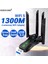 1300 Mbps Wifi 5 Yüksek Hızlı 5Ghz 4 Anten Usb 3.0 Çift Bant Wifi Adaptör 1300Mbps 1