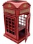 Metal Londra Telefon Kulübesi Kalemlik ve Resim Çerçevesi 17CM 3