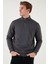 Pamuklu Regular Fit Yarım Fermuarlı Dik Yaka Sweat Erkek Sweat 59052592 5