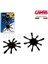 Splash Siyah 3D Dekoratif Çıkartma 07252 1