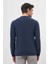 Erkek Marine Trend Bisiklet Yaka Sweat-Shirt 5