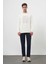 Erkek Ekru Trend Bisiklet Yaka Sweat-Shirt 4