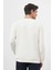 Erkek Ekru Trend Bisiklet Yaka Sweat-Shirt 5