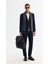 Erkek Lacivert Mono Yaka Bi-Stretch Blazer Comfort Slim Fit Ceket A42Y4011 5