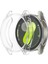 Samsung Galaxy Watch 7 40MM ile Uyumlu Kasa ve Ekran Koruyucu Tpu Yumuşak Silikon Kılıf 3